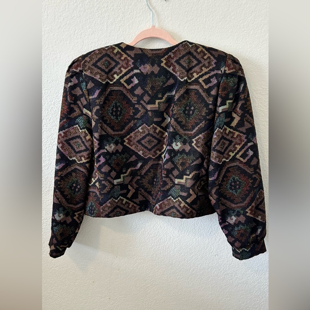 Doncaster Asymmetrical Button Down Southwestern D… - image 4